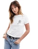 Calvin Klein Jeans script logo baby t-shirt in white