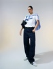 ASOS DESIGN seam detail short sleeve corset waist T-shirt in white