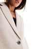 ONLY longline coat in cream