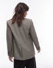 Mango single breasted blazer in beige