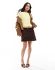 ASOS DESIGN knit cardigan in buttermilk yellow