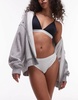 Tommy Hilfiger thong with logo taping in white