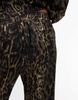 AllSaints Charli satin straight leg pants in leopard print - part of a set