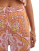 Mango paisley print pants in pink - part of a set
