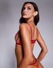 Ann Summers Ribbons & Bows non padded balcony bra in red