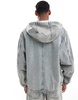ASOS DESIGN oversized hooded denim jacket