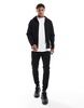 Jack & Jones tech zip up hoodie in black - part of a set
