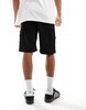ADPT wide fit cargo short in black