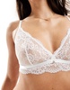 Ann Summers Sexy Lace non padded bralet in white
