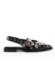 ASOS DESIGN Lynx Mary Jane ballet flats in black