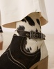 ASOS DESIGN Premium chelsea boots in cow hair with cuban heels
