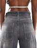 Bershka baggy skater jeans in dirty gray