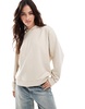 Stradivarius hoodie in beige