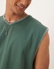 ASOS DESIGN oversized tank top in green