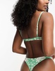 Billabong Field Day Maya tanga bikini bottom in floral print