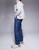 HUGO BLUE Jonah straight fit jeans in mid blue