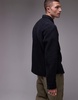 ARKET half zip fleece sweat in blue