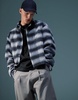 ASOS DESIGN boxy oversized shirt in navy brushed check