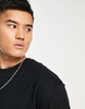 ADPT oversized box fit T-shirt in black
