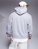 ASOS DESIGN premium heavyweight boxy oversized hoodie 400gsm in gray heather