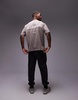 AllSaints Underground oversized t-shirt in brown
