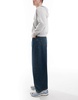 ASOS DESIGN oversized baggy jeans in mid wash blue
