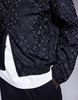 Armani Exchange all over logo hooded jacket in black