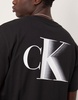 Calvin Klein Jeans bold ck backprint T-shirt in black
