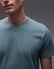Topman regular T-shirt in washed green