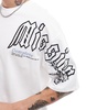 Bershka placement printed t-shirt in white
