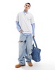 Aape by A Bathing Ape embossed logo t-shirt in gray