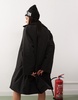 Weekday Tami padded car coat in black