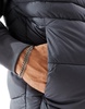 Jack & Jones packable padded vest in dark gray