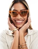AIRE linea cat eye sunglasses in vintage tort