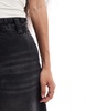 Bershka Petite skater jeans in black