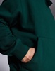 ASOS DESIGN premium heavyweight oversized hoodie 400gsm in dark green