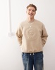 Aape By A Bathing Ape embossed logo sweatshirt in beige