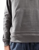 Another Influence contrast stitch hoodie in charcoal