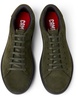 Green nubuck sneakers for men