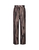 Abstract-printed Straight Leg Trousers