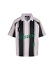 Black Striped Triacetate T-shirt