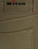 Military Green Blue Stretch Cotton Denim Slim Fit Jeans