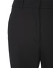 Black Stretch Wool Tailored Trousers