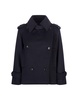 Navy Blue Laveno Short Coat