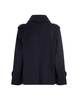 Navy Blue Laveno Short Coat