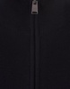 Dark Blue Knitted Cardigan With Zip