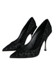 Leopard Lurex High Heel Pumps