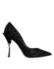 Leopard Lurex High Heel Pumps