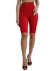 Dolce & Gabbana Chic Red High Waist Leggings Pants