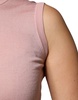 Pink Cashmere Knitted Sleeveless Tank Top